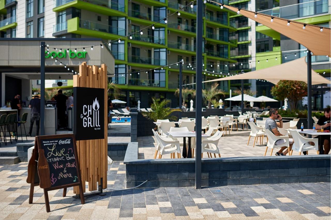 Sunrise Aparthotel Pool & Spa Mamaia Nord นาโวดาริ ภายนอก รูปภาพ